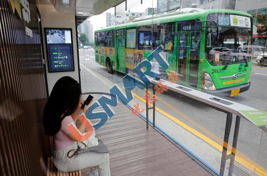 South Korea Smart Bus Stop Sign(图1)