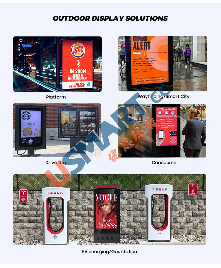 65 Inch Outdoor Advertising Lcd Screen(图2)