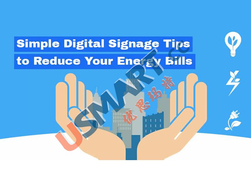 Simple Digital Signage Tips to Reduce Your Energy Bills